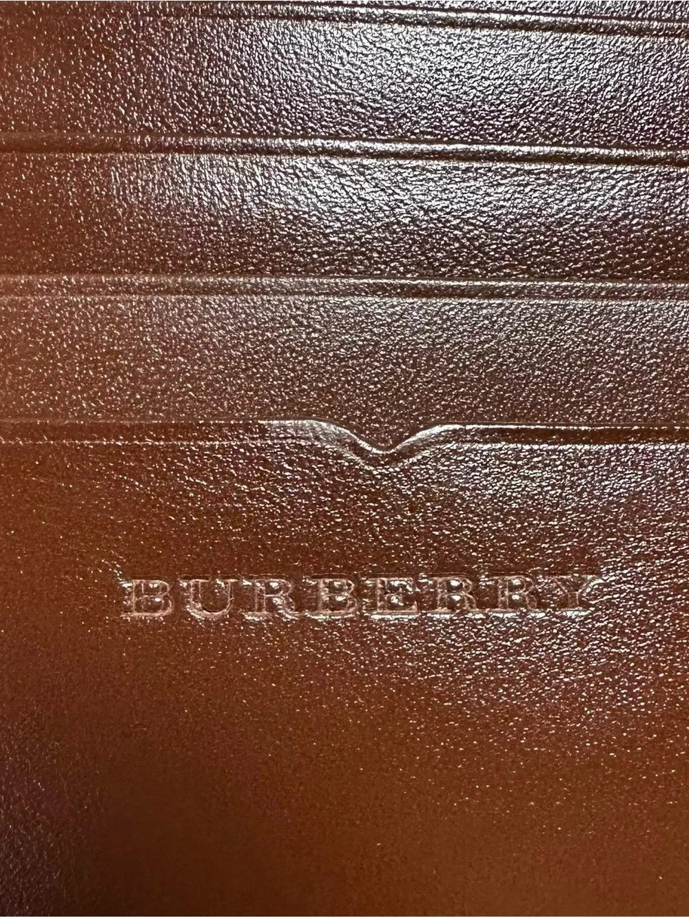 Burberry Brown Leather & Nova Check Men’s Bifold Wallet with Box